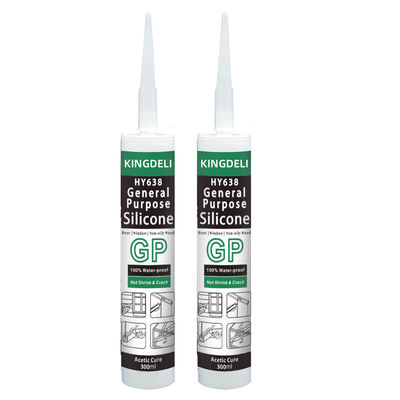Transparent Acetoxy Acetic Silicone Sealant Anti Fungus For Door