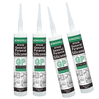 Acidity Water Resistant Acetic Silicone Sealant For Kitchen Bathroom