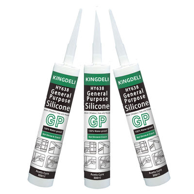 General Purpose Acetoxy Cure Silicone Sealant For Kitchen Multifunctional