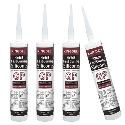 Multifunctional Acetic Silicone Sealant Tube Water Resistant OEM
