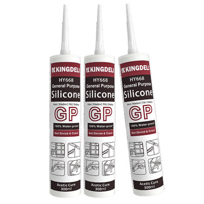 Customized Acetic Black Silicone Sealant Waterproof Cement Caulk Weather Resistance